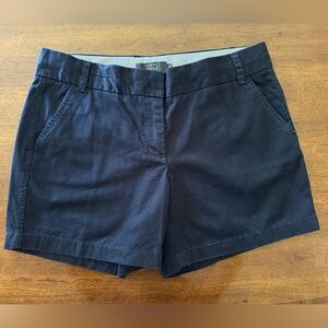 J. Crew Chino 4” Inseam Shorts in Navy Women’s Size 10